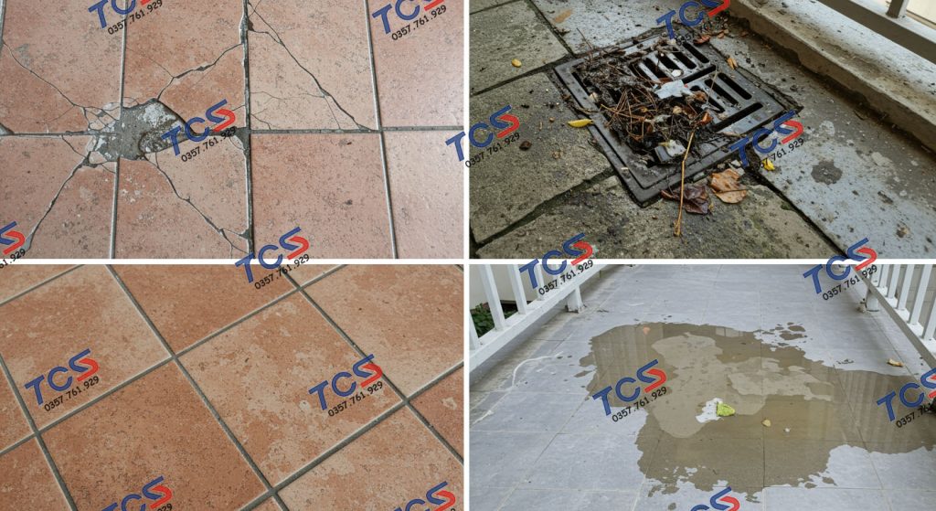 Các nguyên nhân chủ yếu gây thấm sàn ban công