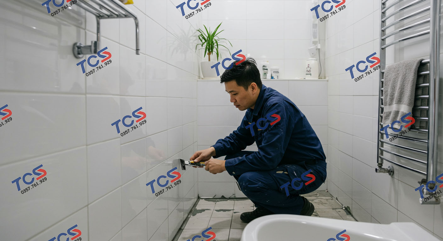 Dịch vụ chống thấm nhà vệ sinh chuyên nghiệp tại Hà Nội của TCS Corp.