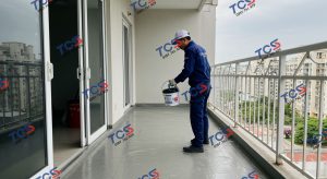 Thi công chống thấm ban công chung cư bằng vật liệu phù hợp