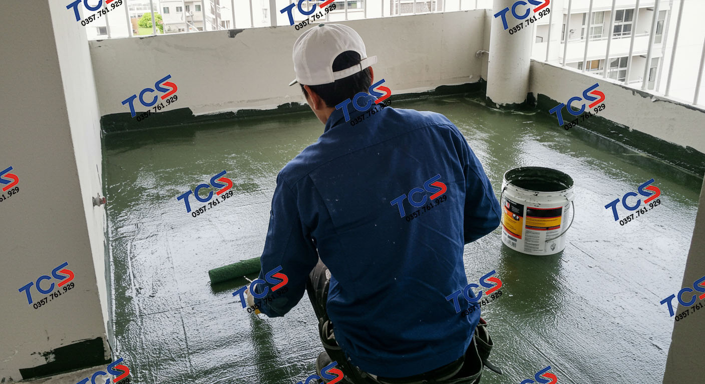 Phương pháp chống thấm ban công bằng cách quét màng lỏng