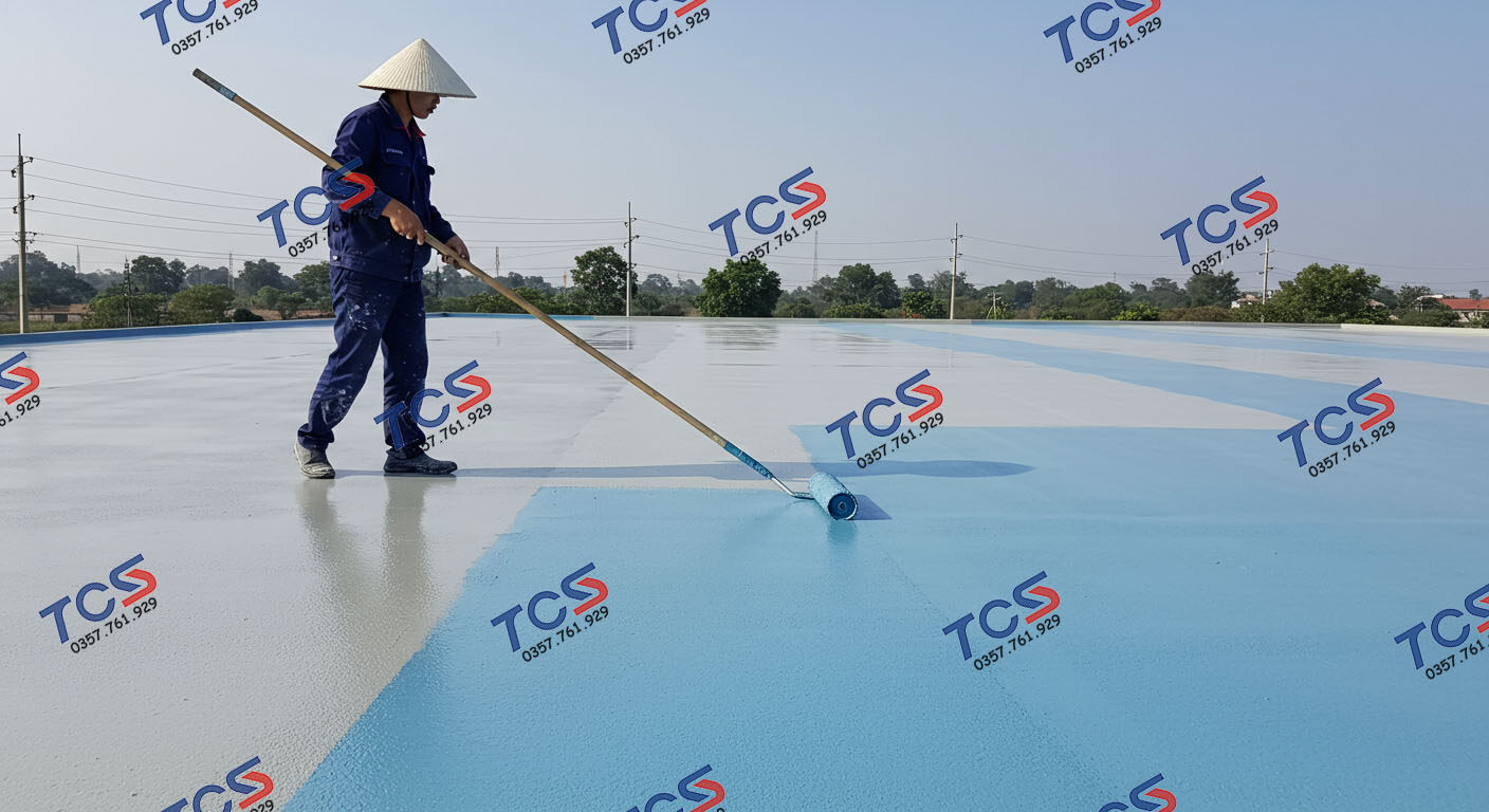 Sơn chống thấm cho bề mặt lớn