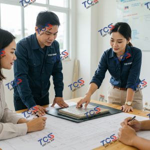 Thảo luận giải pháp thi công chống thấm với khách hàng