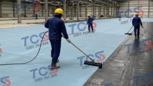 Thi công lớp vật liệu chống thấm
