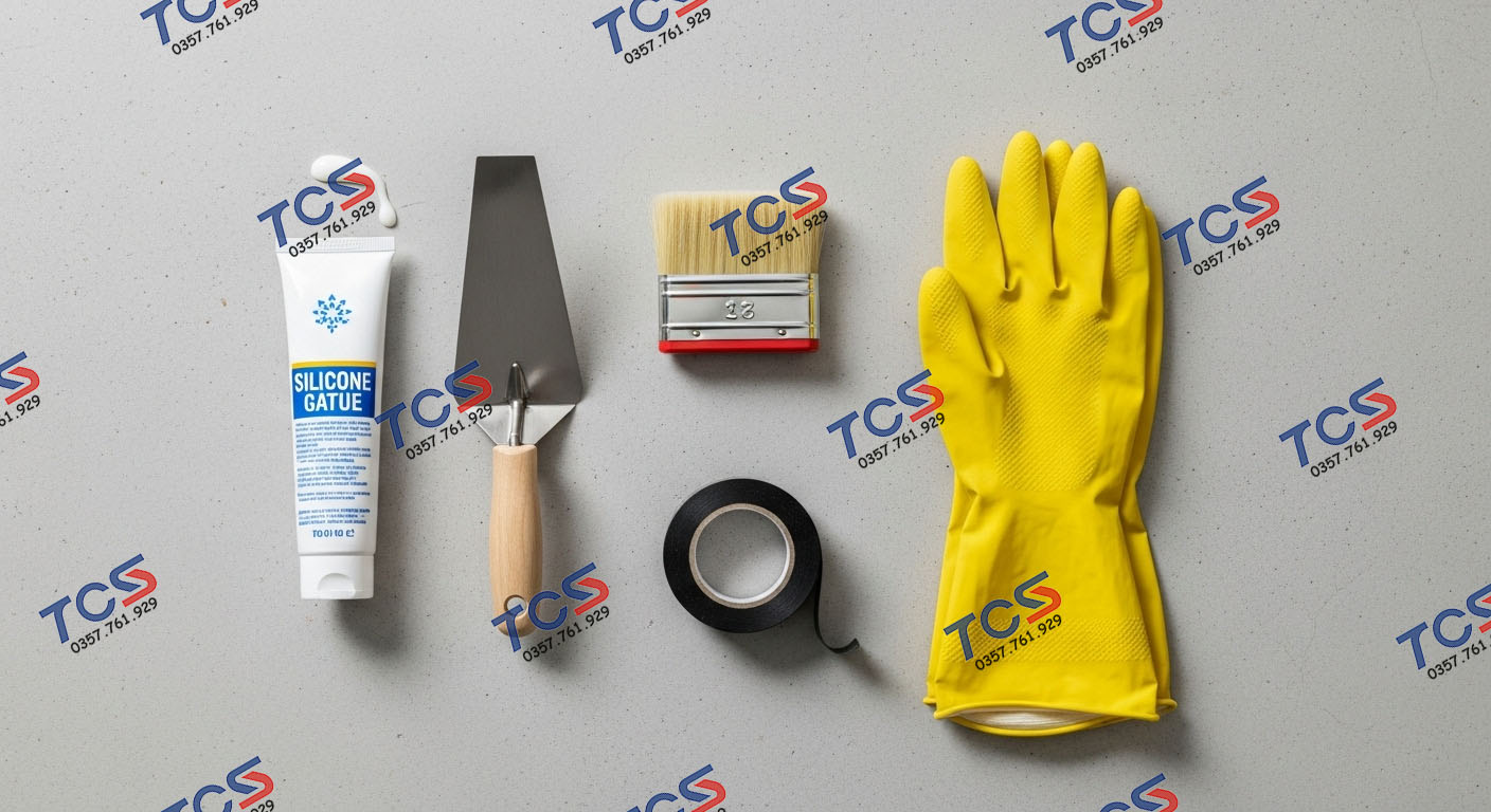 Vật tư đơn giản cho việc tự thi công chống thấm tiết kiệm tại nhà