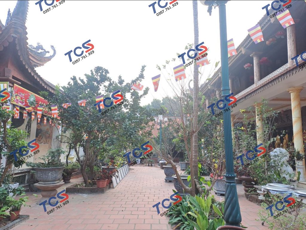Công trình chùa Thông, Sơn Tây được bảo vệ, trường tồn cùng thời gian nhờ chống thấm đúng cách.