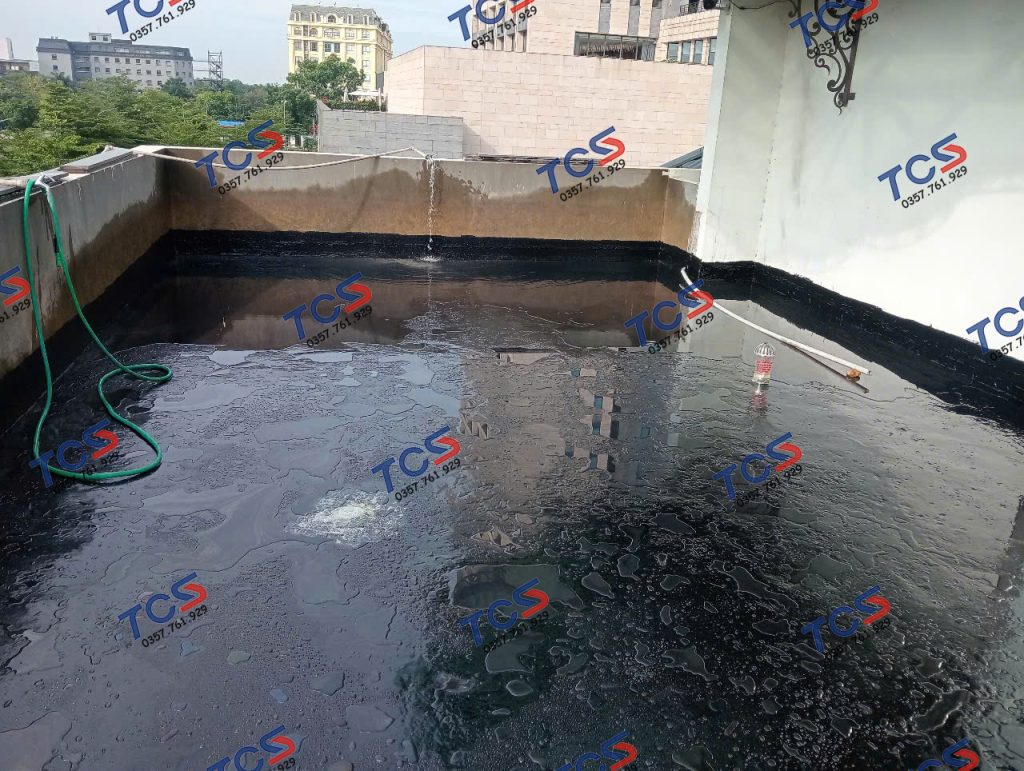 Ban công sau khi được thi công chống thấm