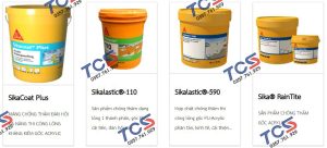 các sản phẩm chống thấm sika điển hình