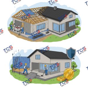 Combo chống thấm toàn diện cho nhà mới xây giúp tiết kiệm chi phí dài hạn
