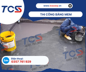 Mài phẳng sạch bề mặt sân thương trước khi sơn