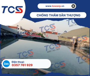 Thi công chống thấm sân thượng