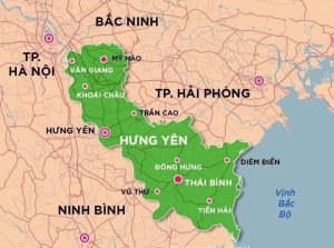 Bản đồ Hưng Yên sau sáp nhập tỉnh 2025