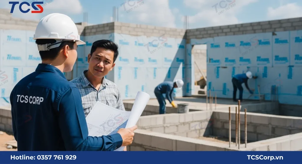 Chống thấm nhà mới xây